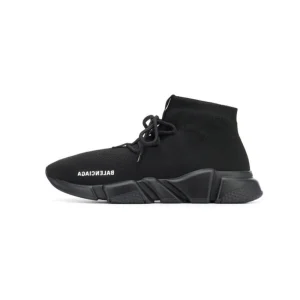 Balenciaga Speed Trainer Lace Up Black 560236W1HP01000
