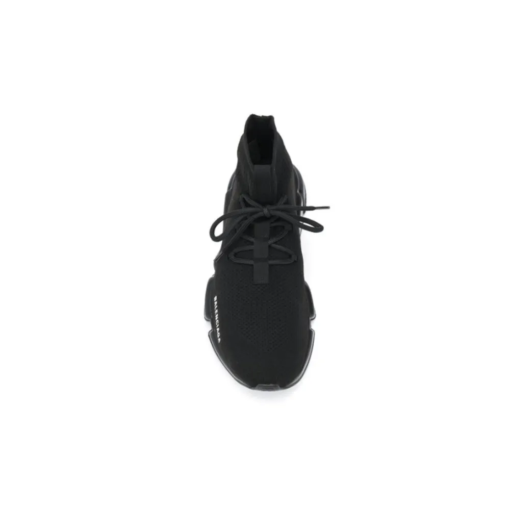 Balenciaga Speed Trainer Lace Up Black 560236W1HP01000 - Image 3